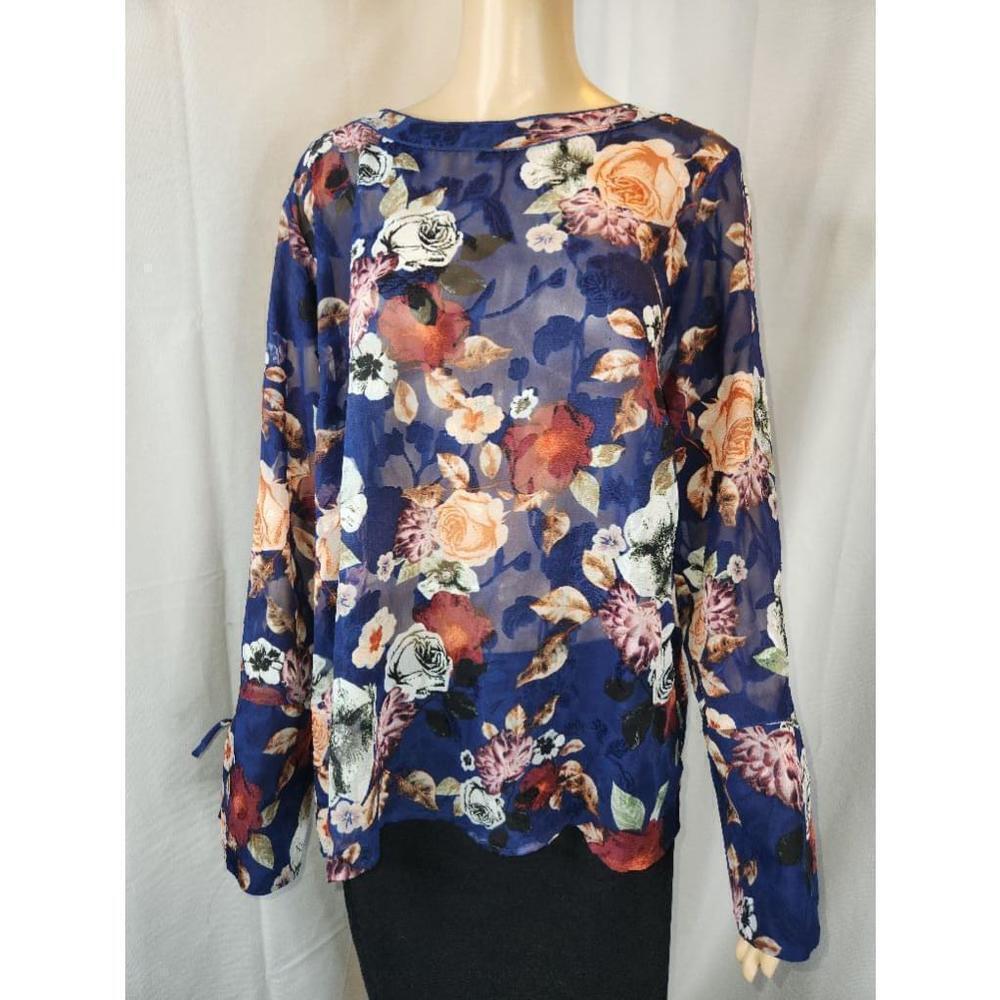 Lord & Taylor Floral Blouse